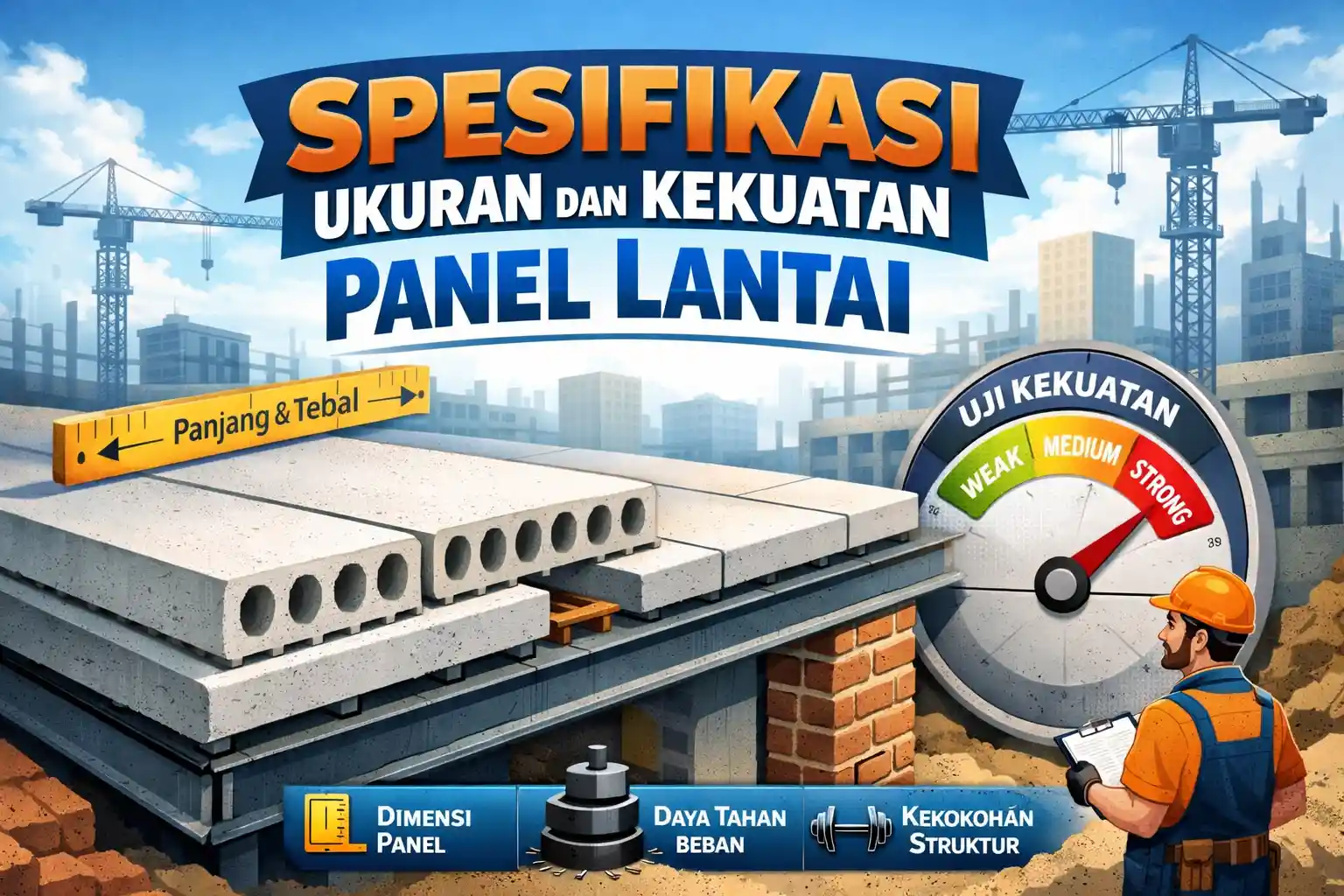 Spesifikasi dan Ukuran Panel Lantai