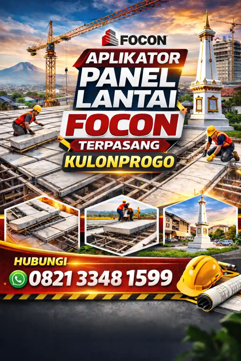 Aplikator Panel Lantai Focon Terpasang&nbsp;Kulonprogo