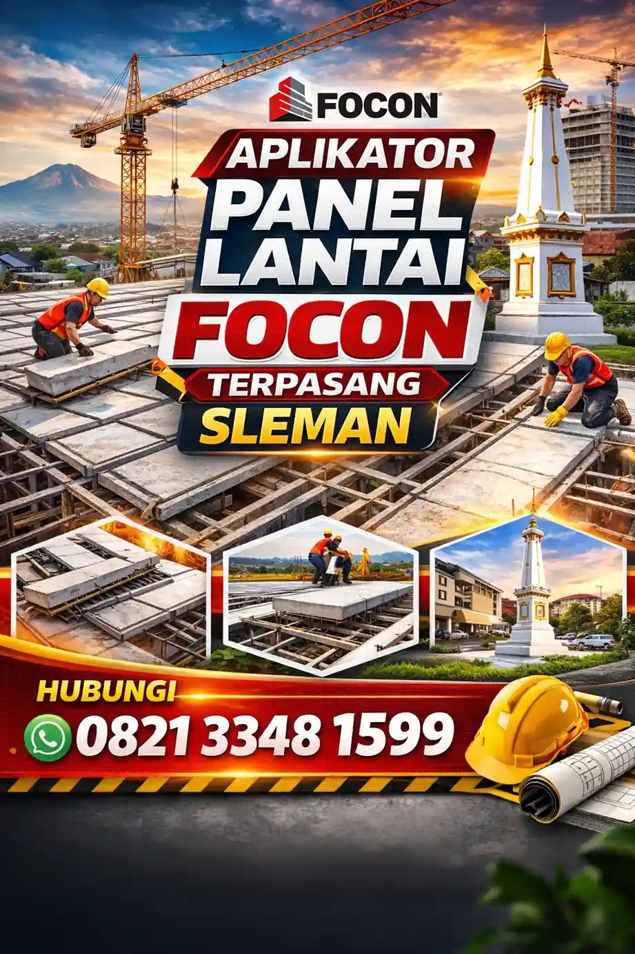 Aplikator Panel Lantai Focon Terpasang&nbsp;Sleman